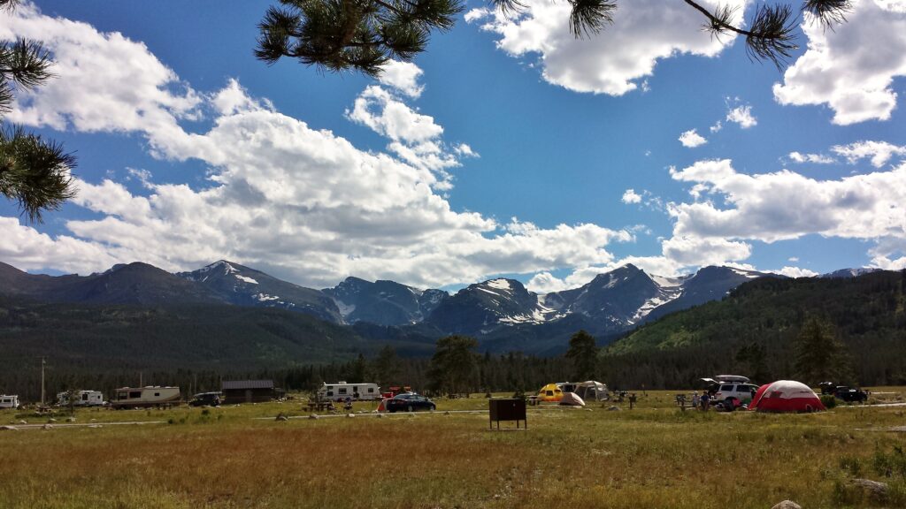 best places to camp in Rocky Mountain National Park