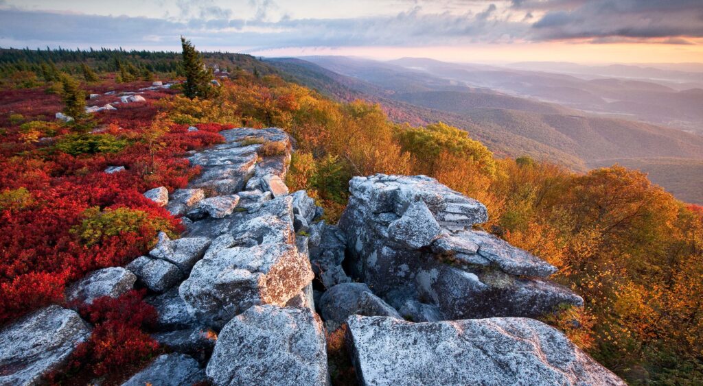 best fall foliage in west virginia