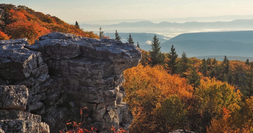 best fall foliage in west virginia